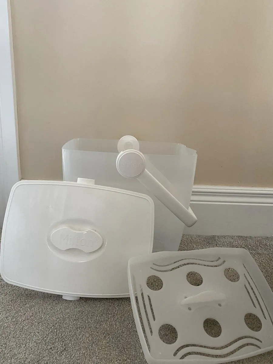 Babylo Booster Seat, Milton Cold Water Steriliser - Image 4