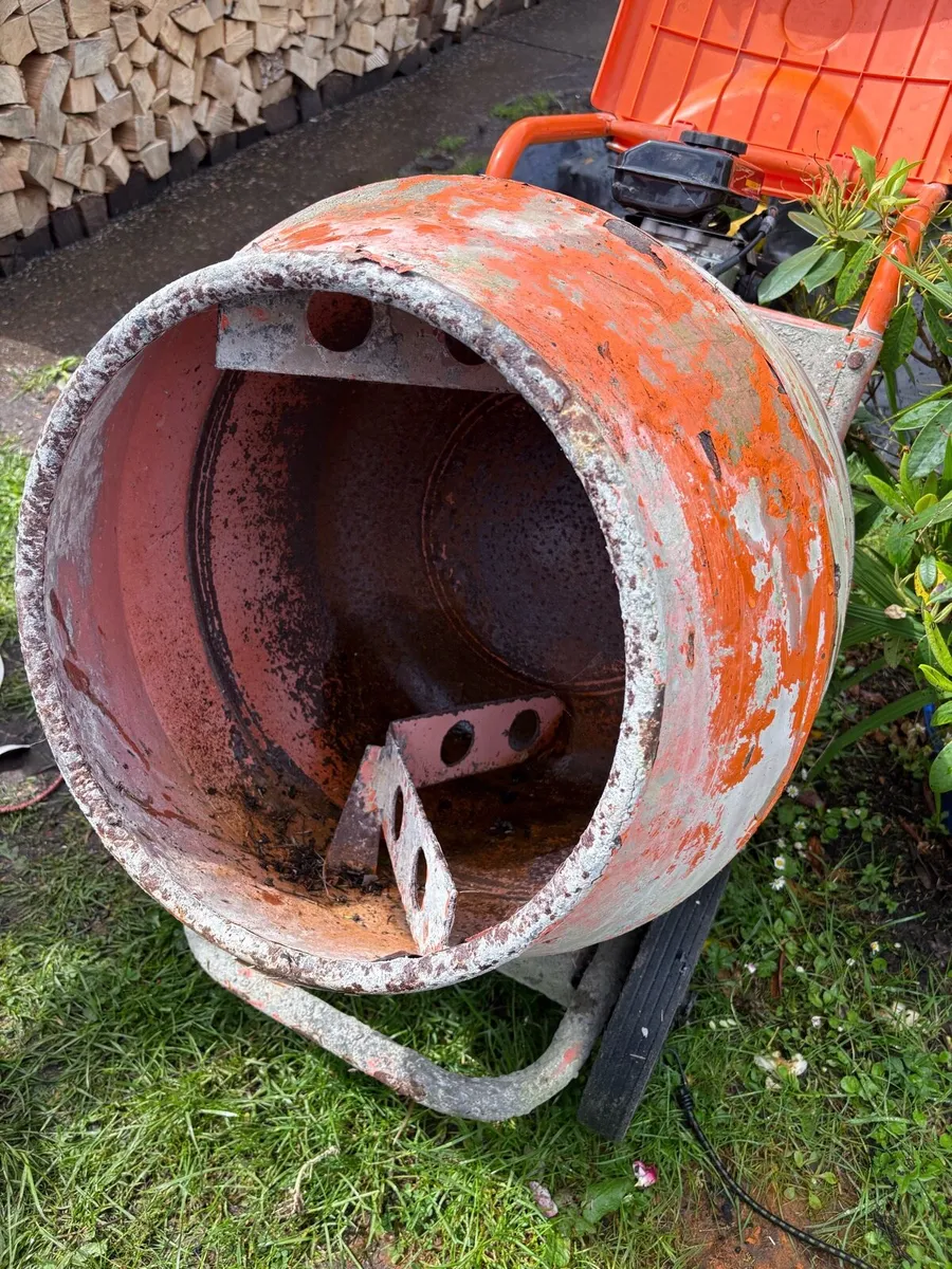 Cement Mixer and Motorised Brush - Image 2