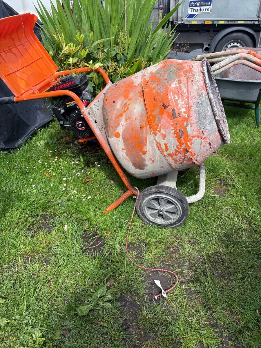 Cement Mixer and Motorised Brush - Image 1