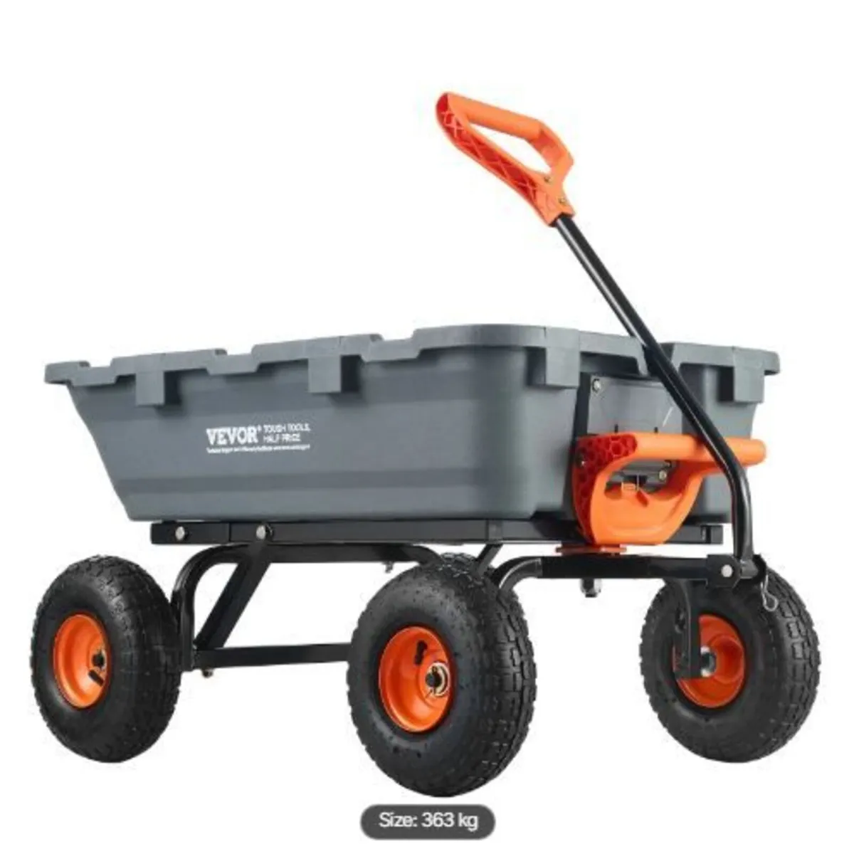 Poly Garden Dump Cart Heavy-duty Yard - Image 1