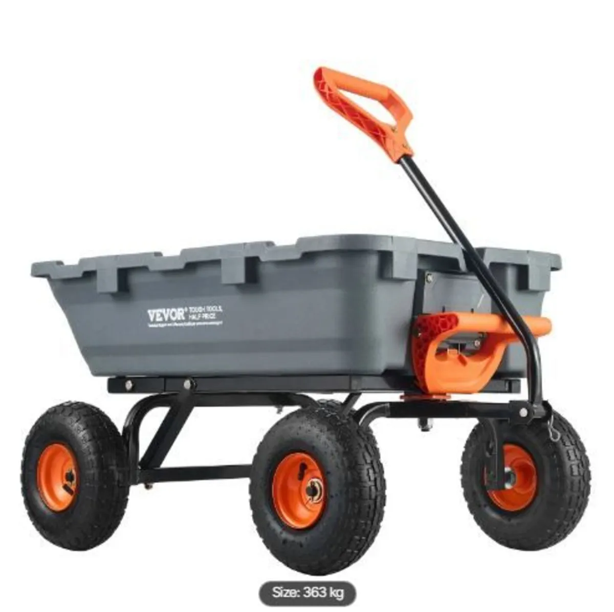 Poly Garden Dump Cart Heavy-duty Yard - Image 4