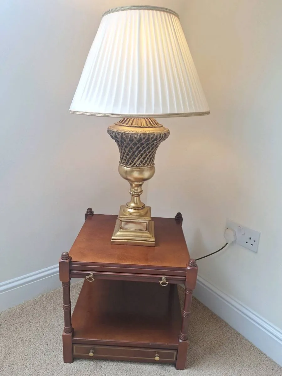 Table and Lamp - Image 1