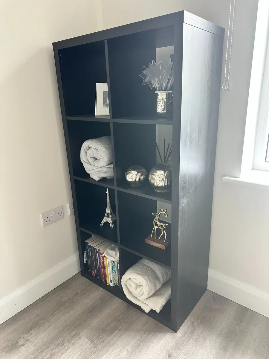 Shelving unit black-brown - Image 1