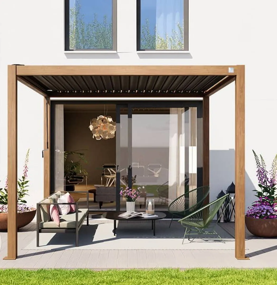 PERGOLA WITH SLATTED ROOF ...FREE DELIVERY - Image 2