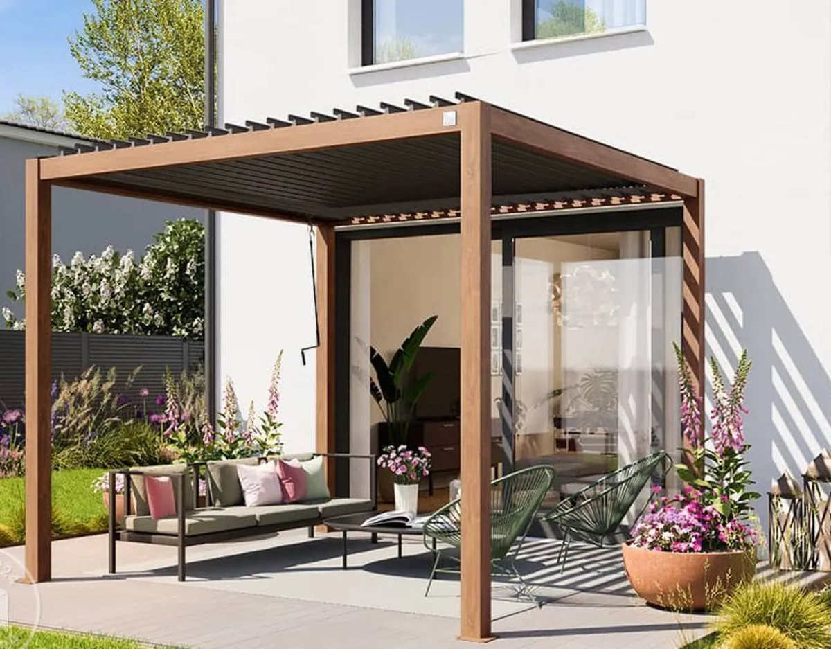 PERGOLA WITH SLATTED ROOF ...FREE DELIVERY - Image 1