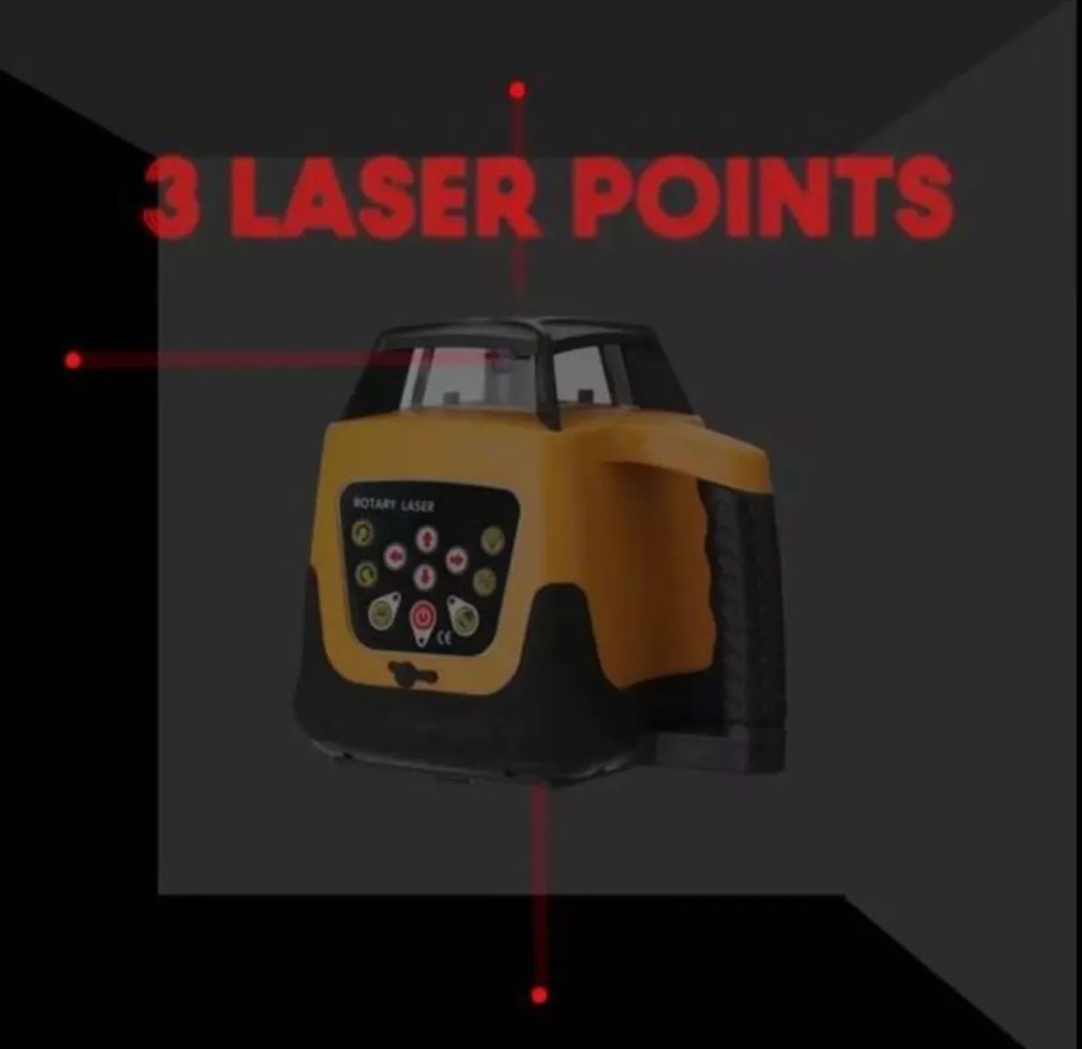 Laser Level 360 Rotary Self-Leveling with receiver - Image 2