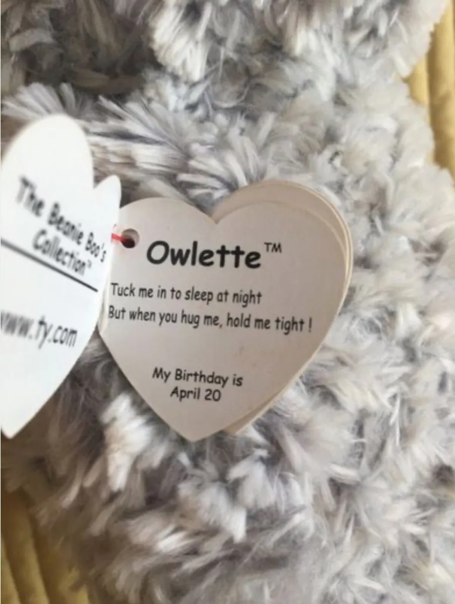 Owlette Beanie Boo TY Teddy BNWT - Image 4