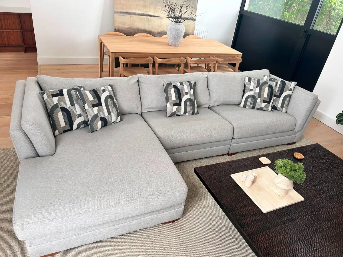 DFS Long Beach 5 Seater Sofa & Armchair - Image 2