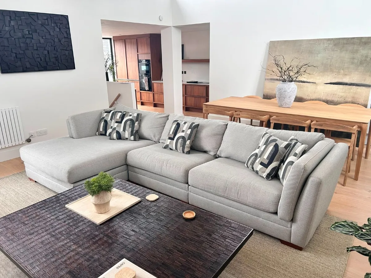 DFS Long Beach 5 Seater Sofa & Armchair - Image 1