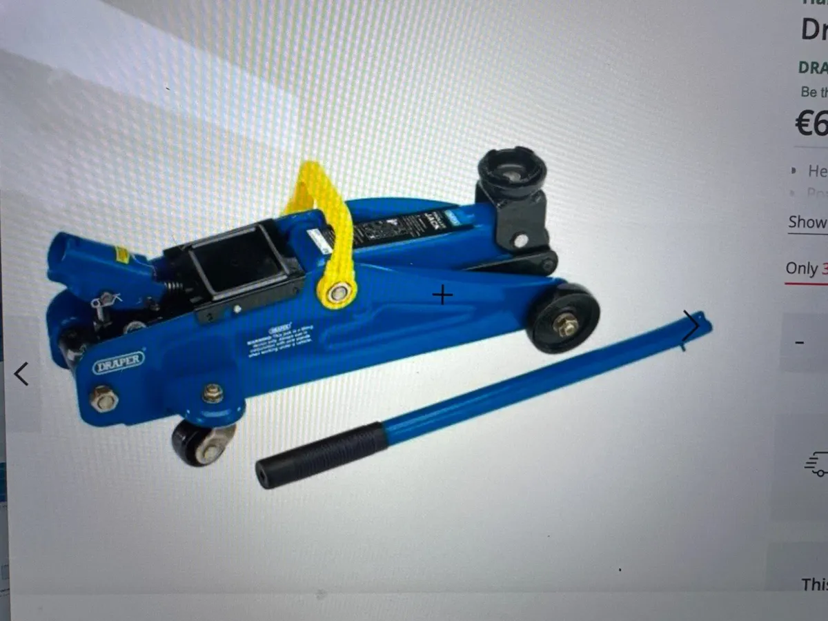 2 Tonne Trolley Jack Draper - Image 3