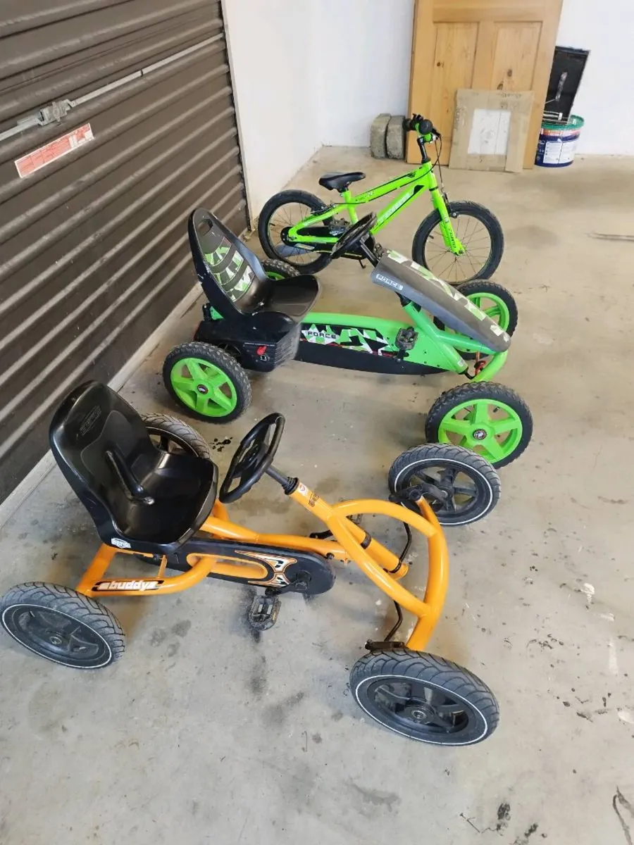 Go karts and bike - Image 2