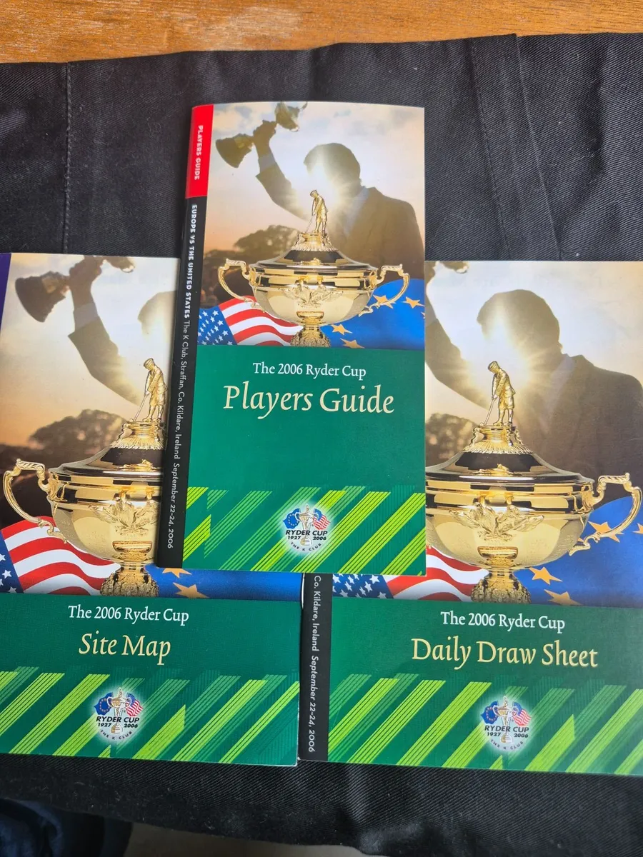 Ryder cup memorabelia - Image 1