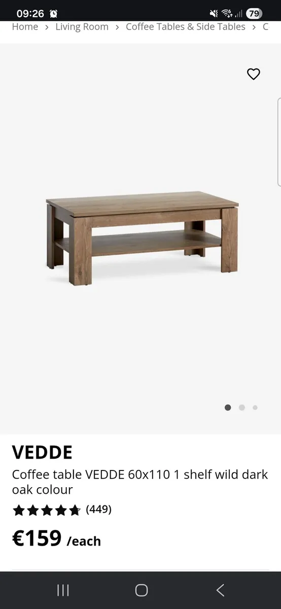 Coffee table - Jysk Vedde - Image 2