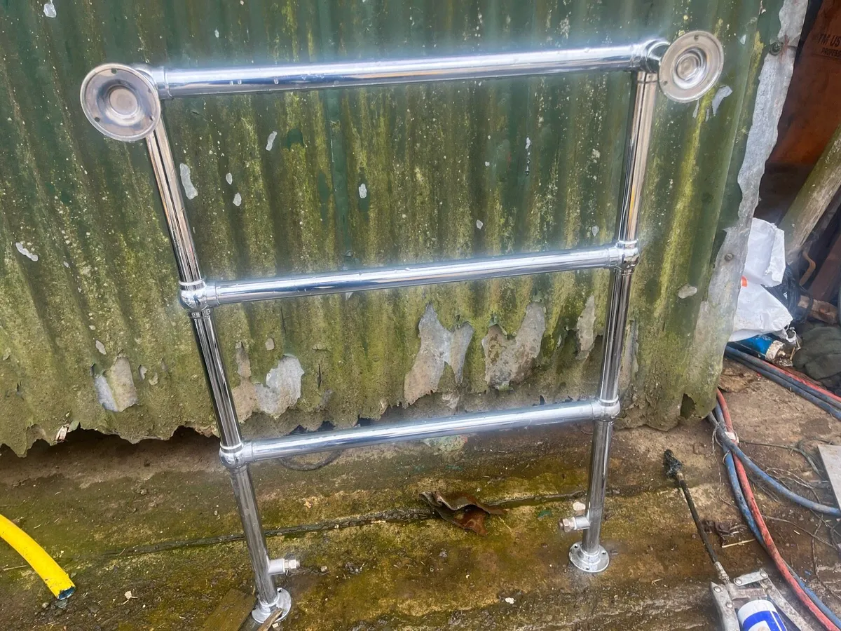 2 Stainless steel Heated towel rails - Image 3