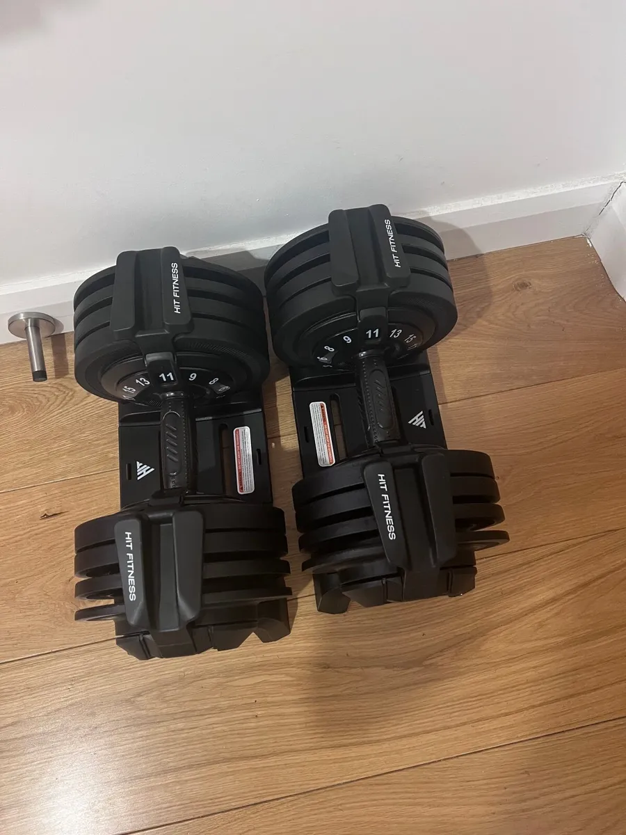 HIT FITNESS 24kg Adjustable Dumbbells (Pair – 48kg - Image 2