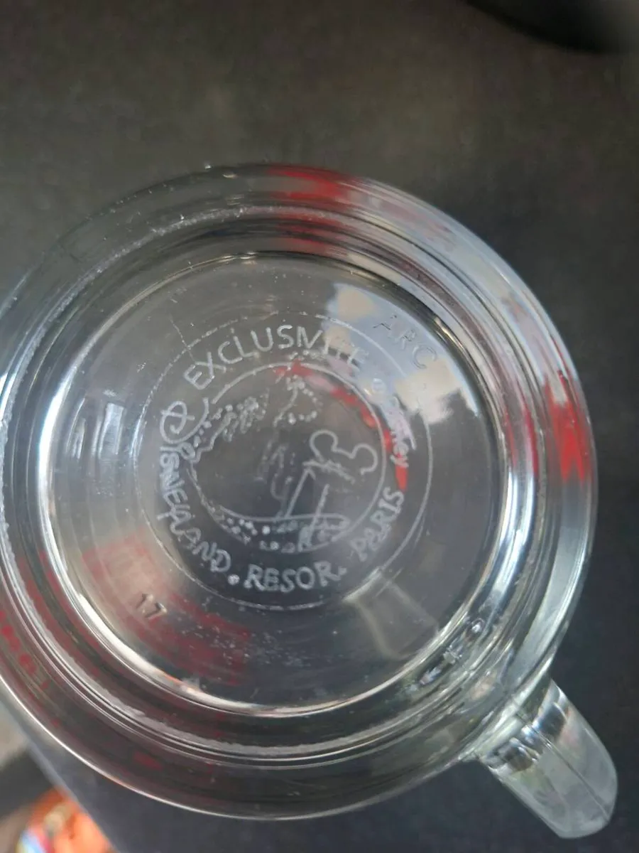 Vintage 1980's Disneyland Paris Beer Pint Glass - Image 4