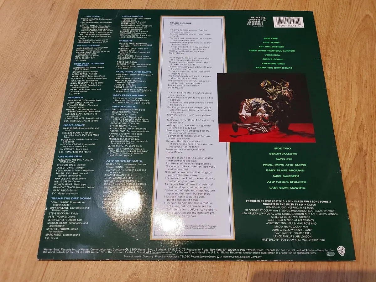 ELVIS COSTELLO - SPIKE - VINYL RECORD - Image 2