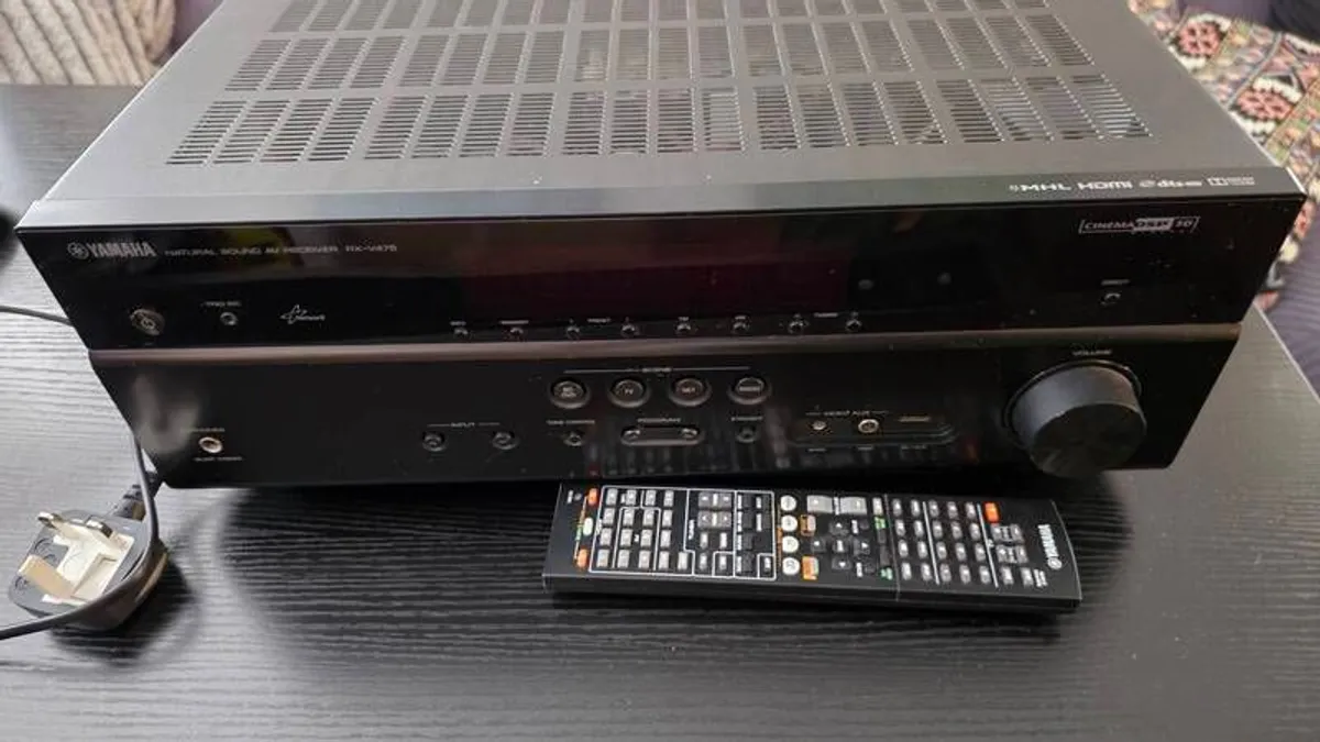Yamaha 5.1 Home Cinema Surround Sound System + Stands & Cables - Image 1