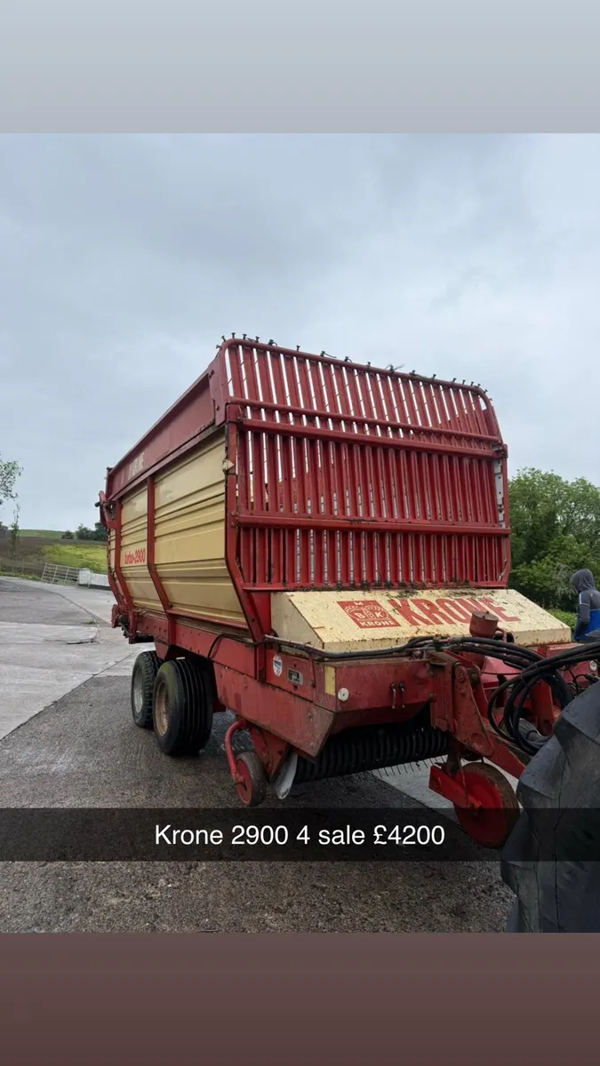 Krone 2900 silage wagon - Image 1