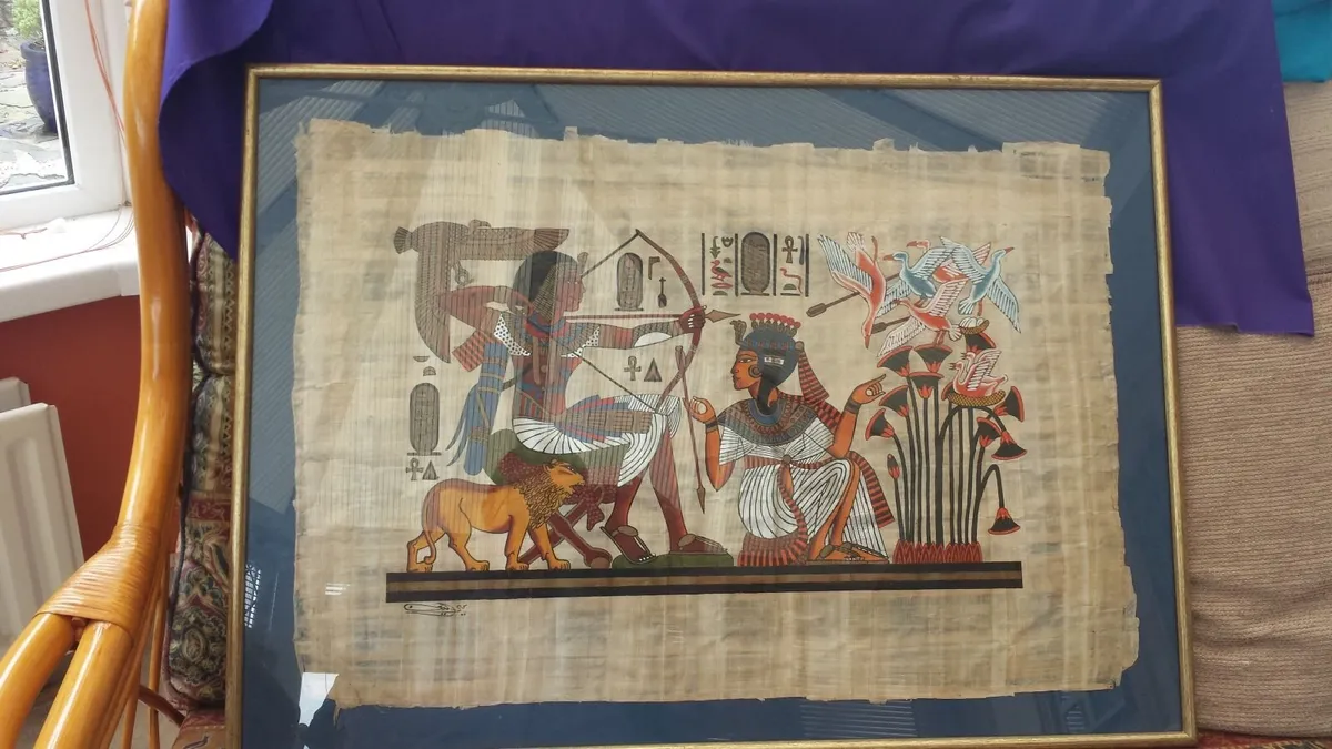Vintage Egyptian Art - Image 1