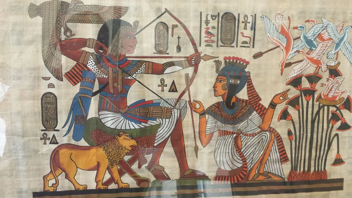 Vintage Egyptian Art - Image 4