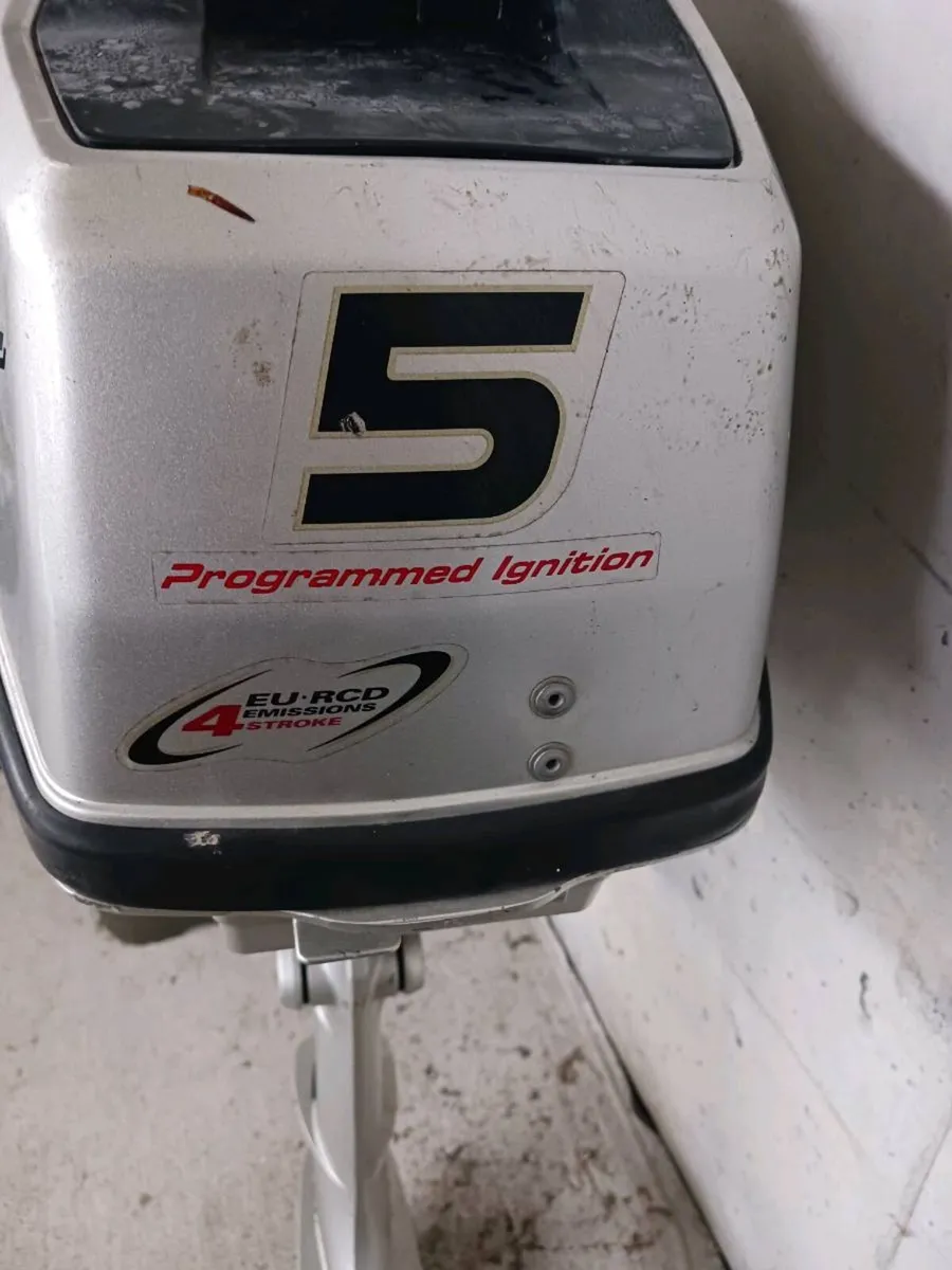 Honda 5hp 4 stroke long shaft outboard engine - Image 2