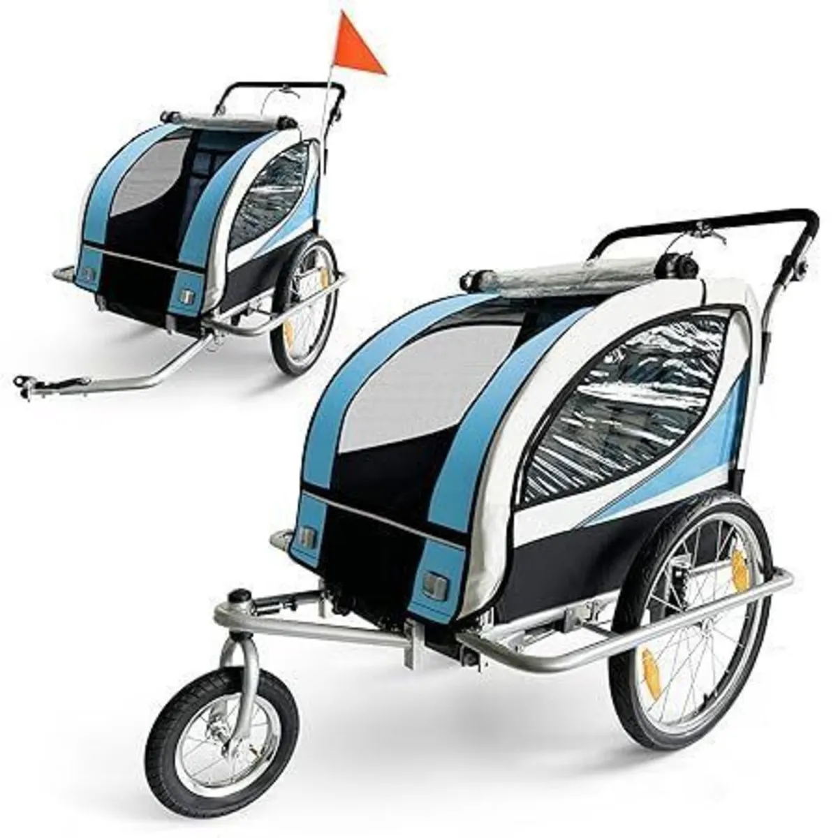 2-in-1 Child Bicycle Trailer & Jogger Stroller for - Image 2