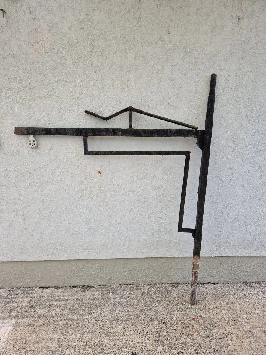 Antique fireside cooking frame - Image 1