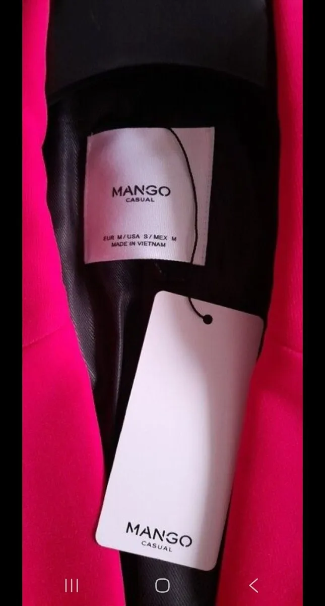 Mango pink coat 10/12 med - Image 4