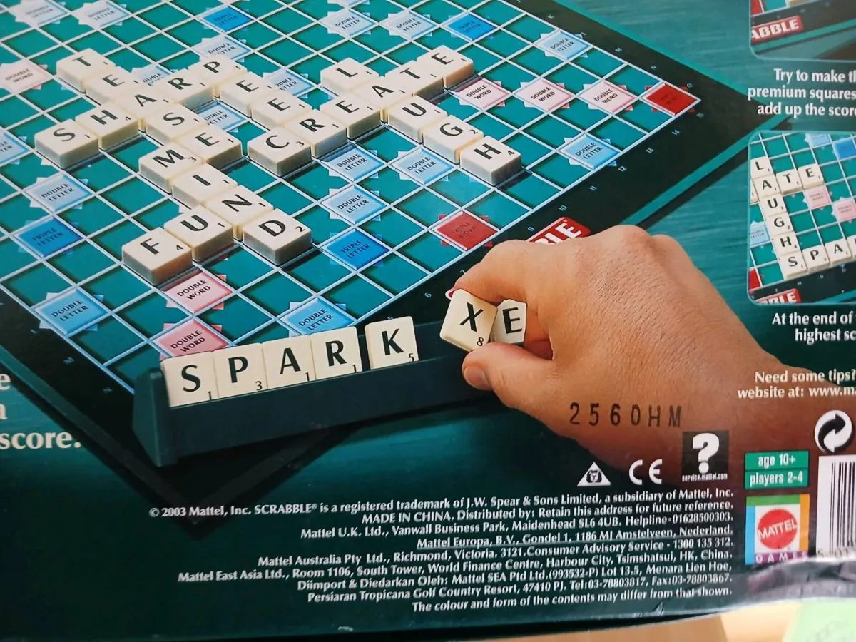 Original Scrabble Board Game - Image 1