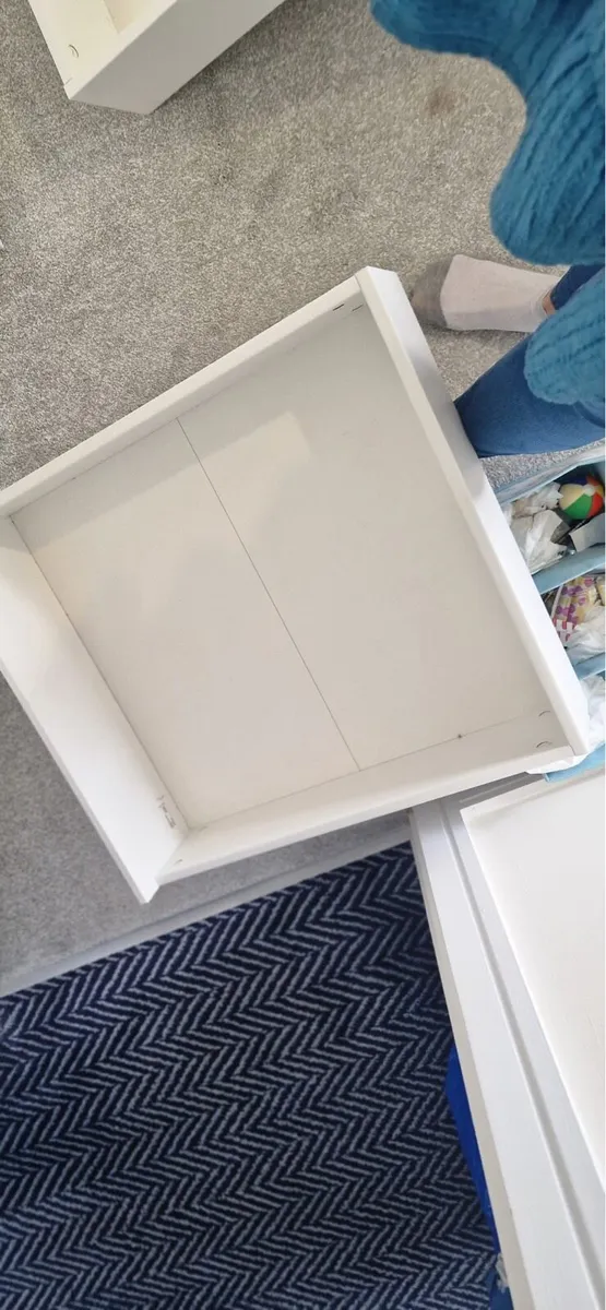 2 X IKEA SONGESAND Bed Storage box white total 4) - Image 4