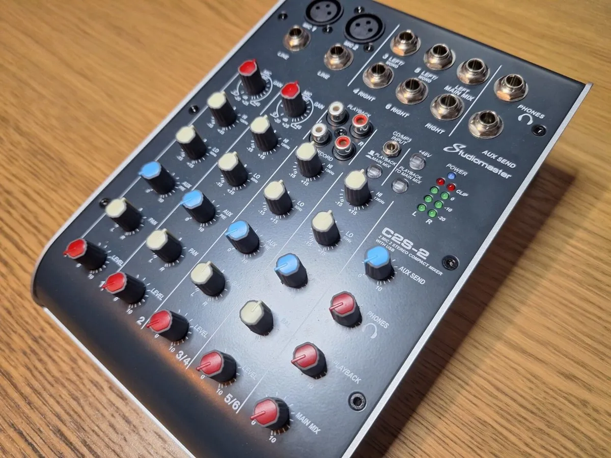 Studiomaster C2S-2 USB Compact Mixer - Image 1