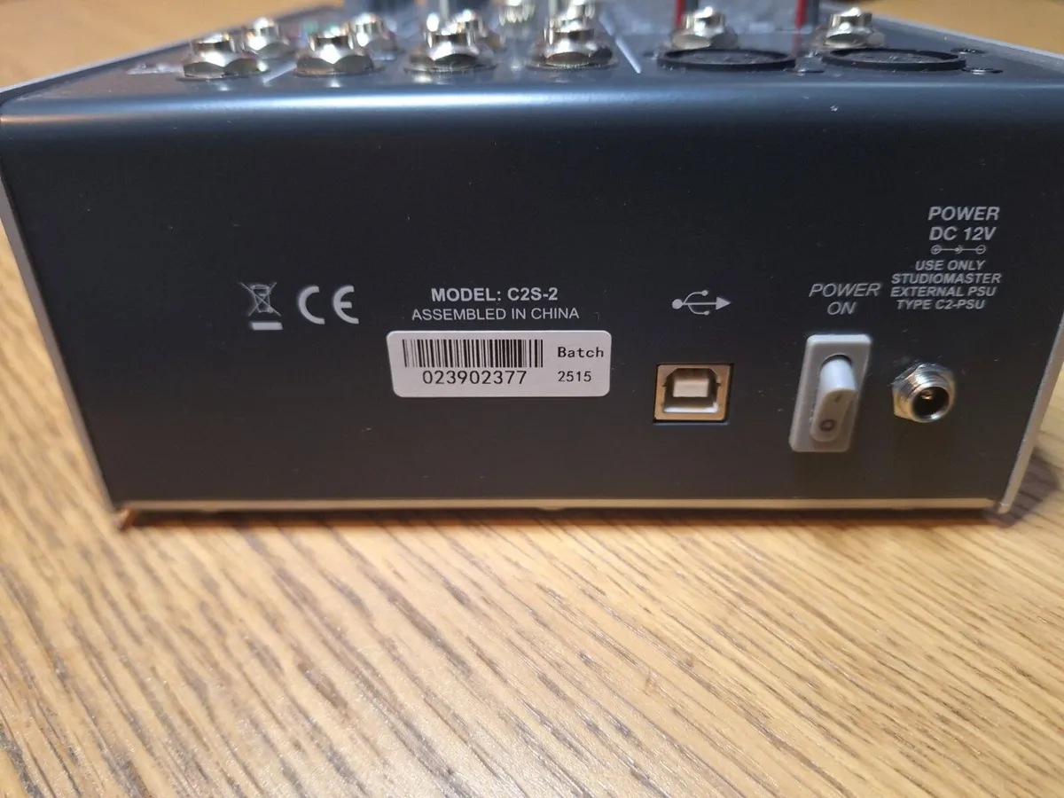 Studiomaster C2S-2 USB Compact Mixer - Image 2