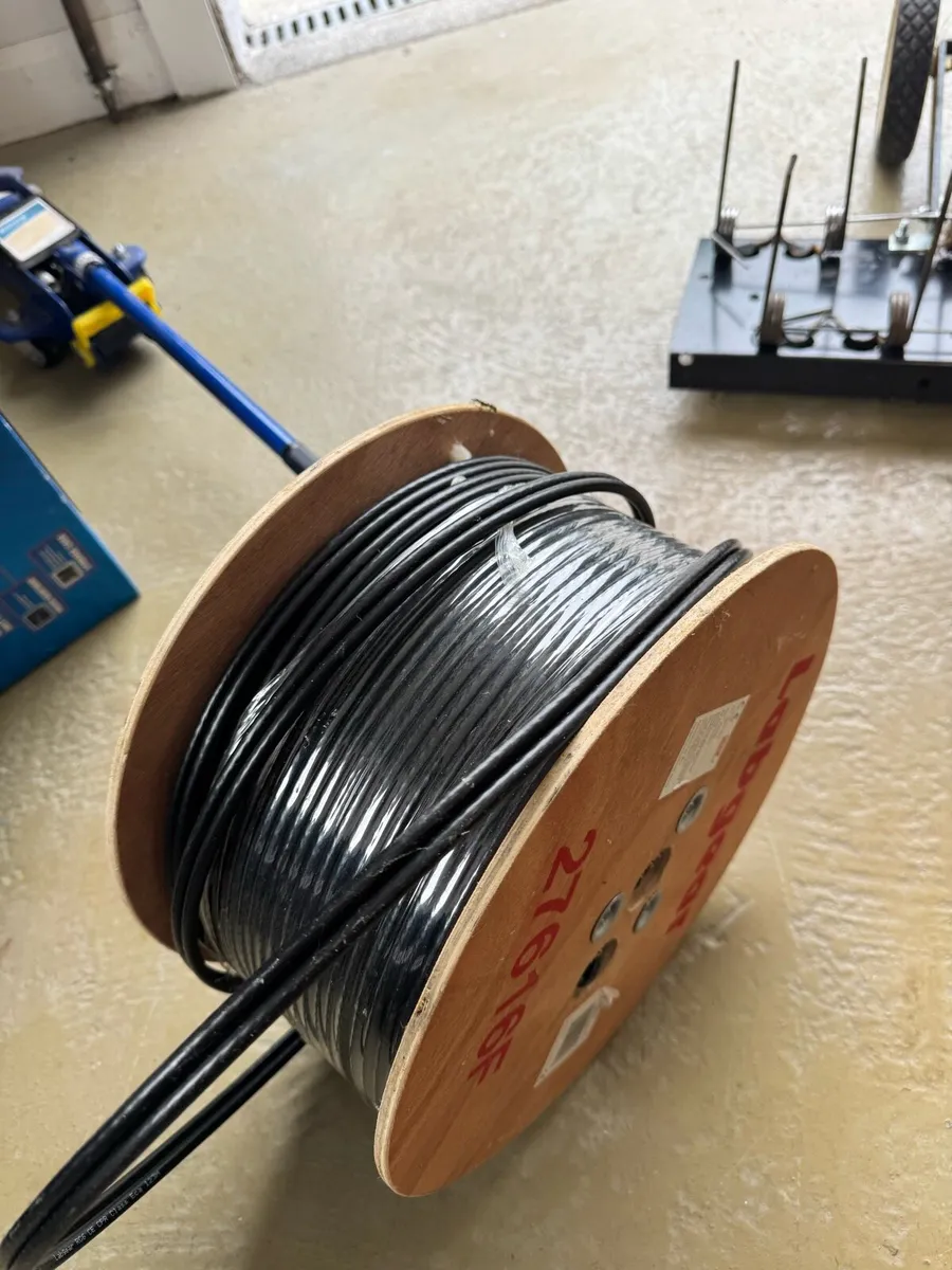 Satellite Cable Black (twin RG6) 125meter - Image 1