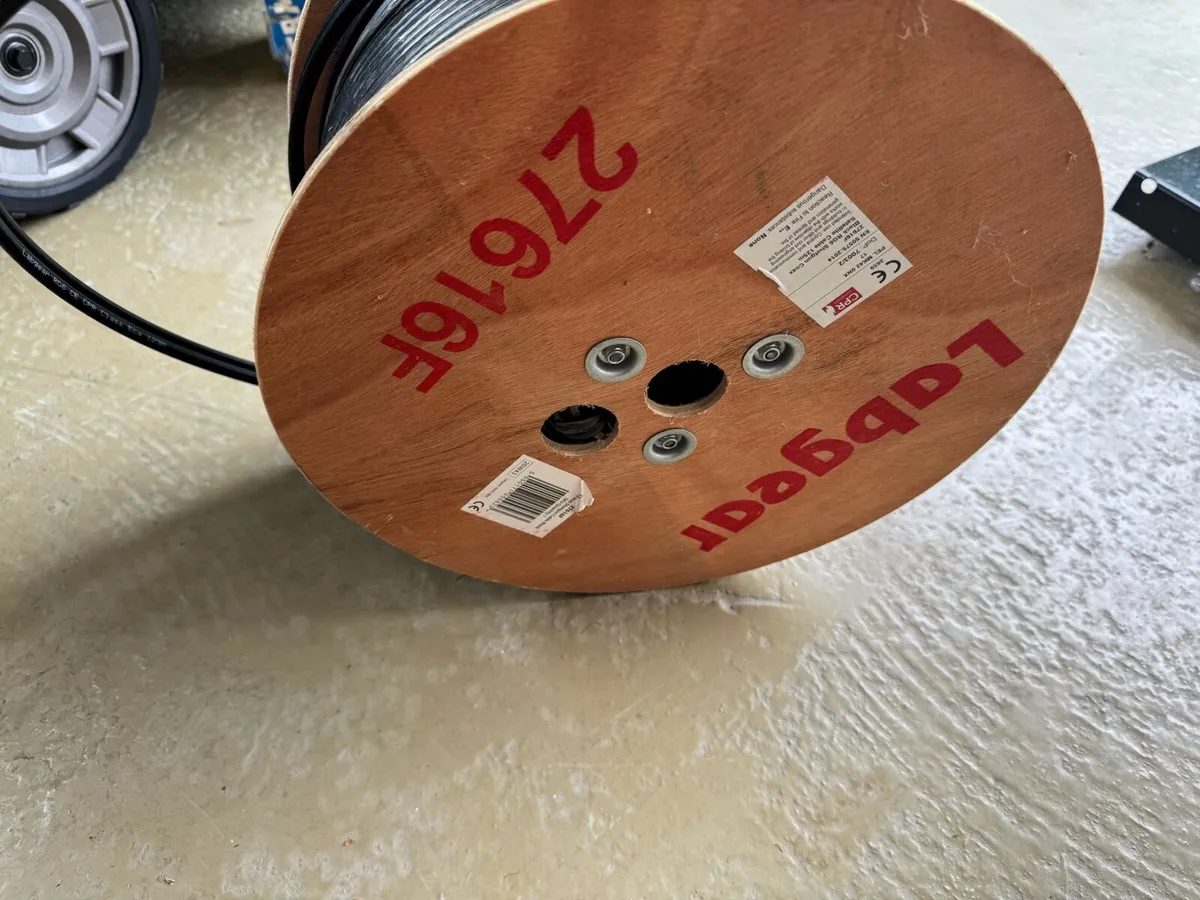 Satellite Cable Black (twin RG6) 125meter - Image 2