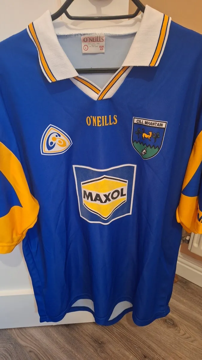 Vintage Wicklow Hurling Jersey 2003 , Player Issue - Image 2