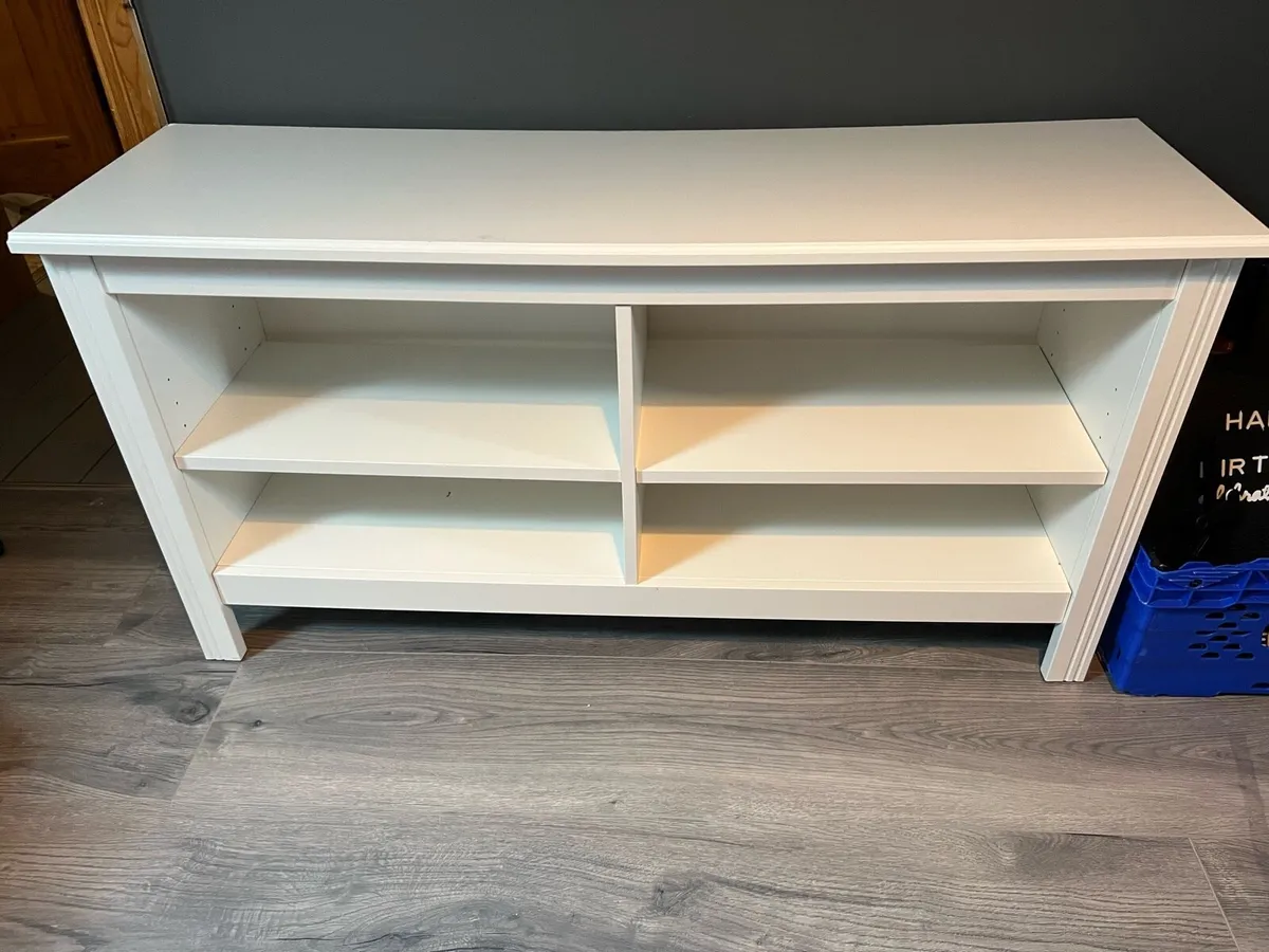 Ikea Brusali white TV unit - Image 2