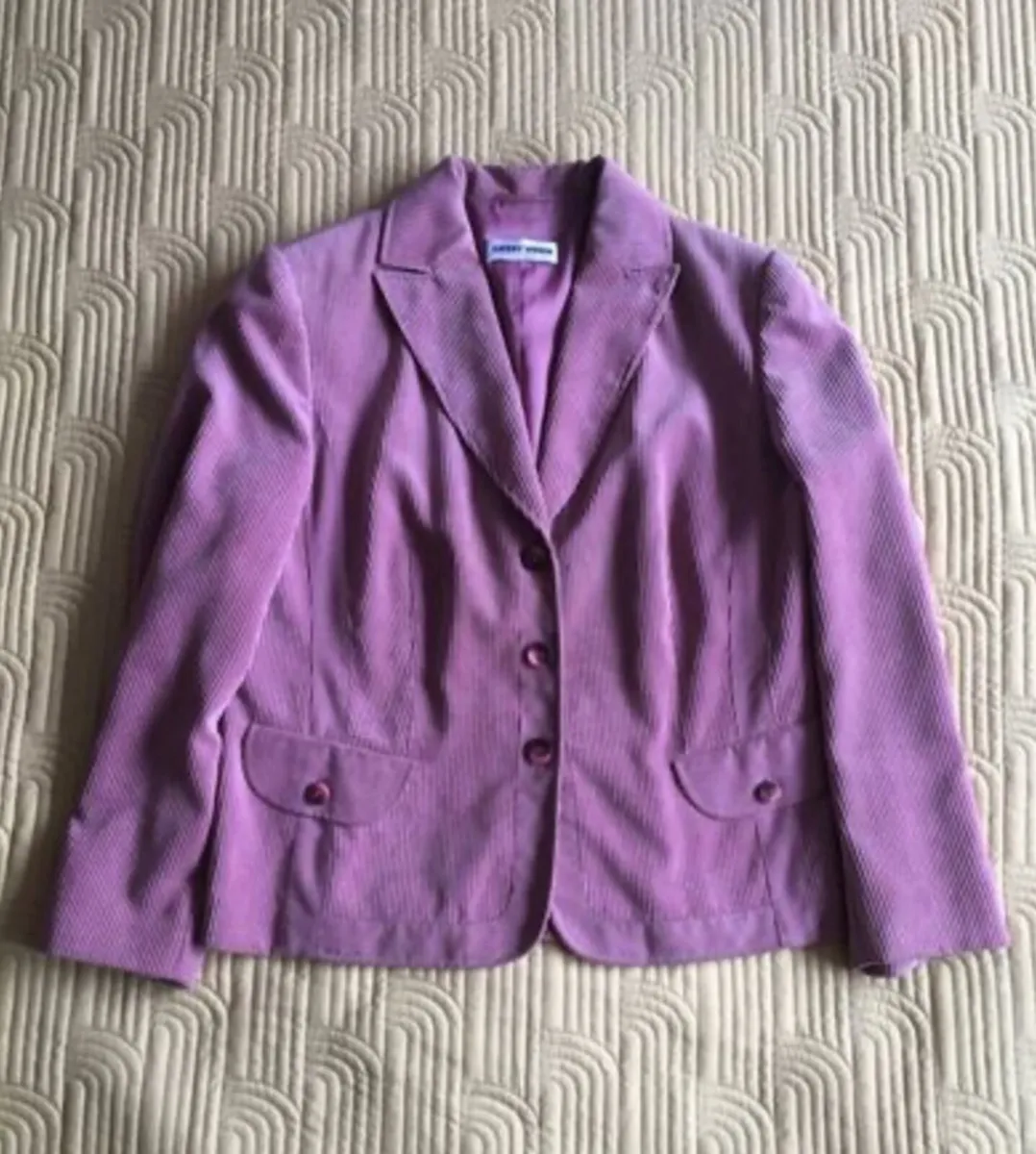 Gerry Weber Cord Blazer Jacket Size 16 - Image 2