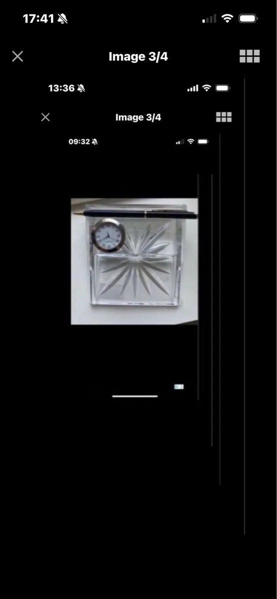Waterford Crystal  Desk Clock - Image 3