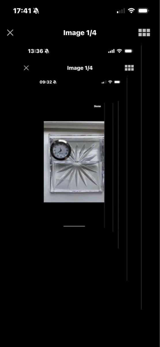 Waterford Crystal  Desk Clock - Image 1