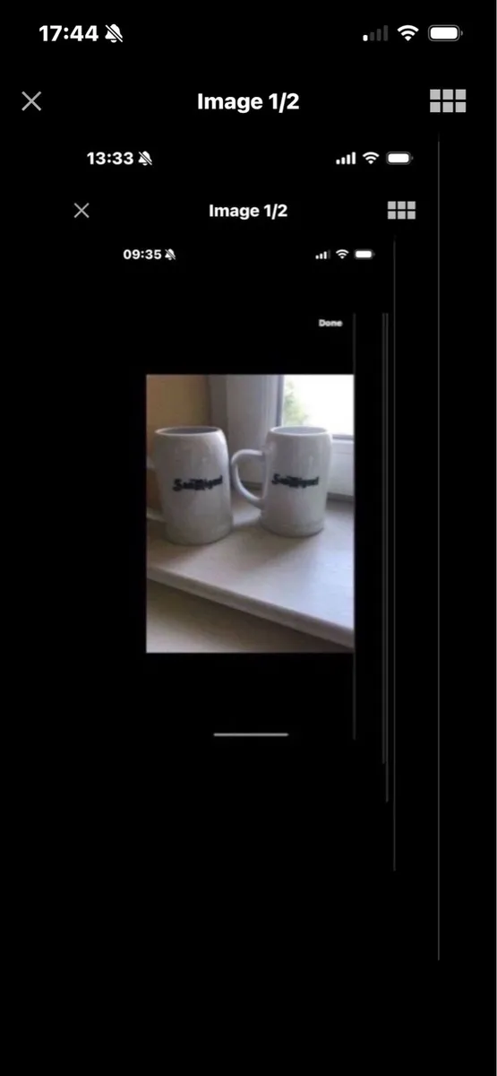 San Miguel Ceramic Tankards (2) - Image 1