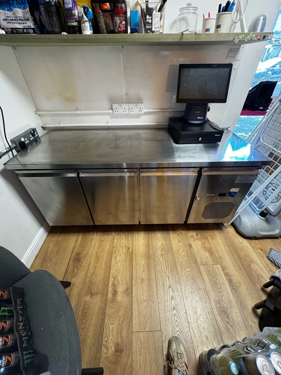 3 door commercial fridge
