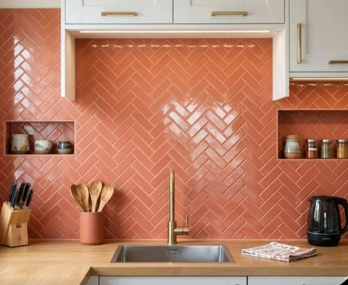 Italian Hand Made Wall Tiles - Image 1