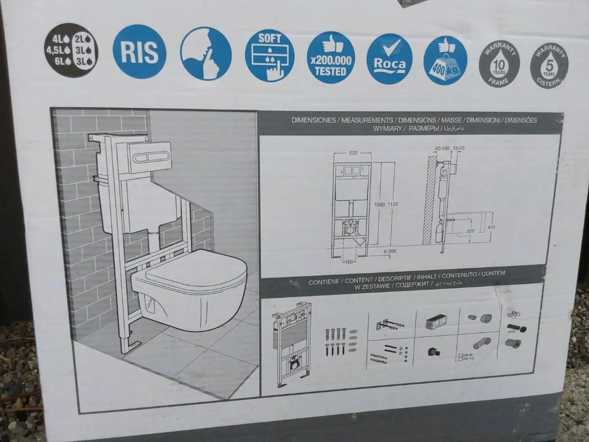 New Roca duplo dual flush cistern - Image 4