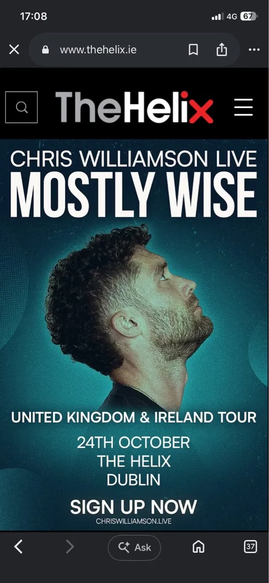 Chris Williamson Live Mostly Wise - The Helix