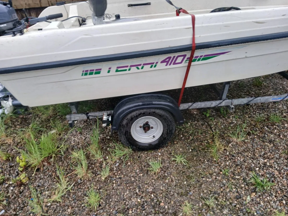 Terhi 410 2023 Yamaha 15 and trailer - Image 2