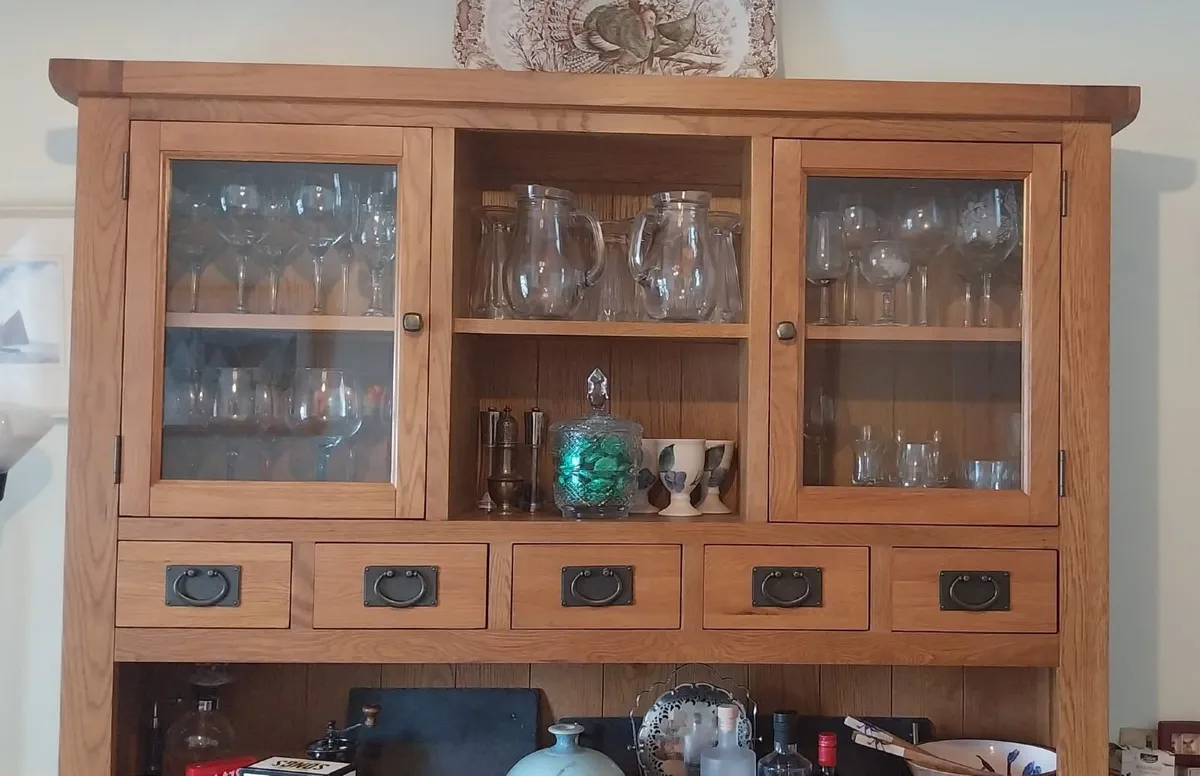 Sideboard & Hutch (Table & Chairs Available) - Image 3