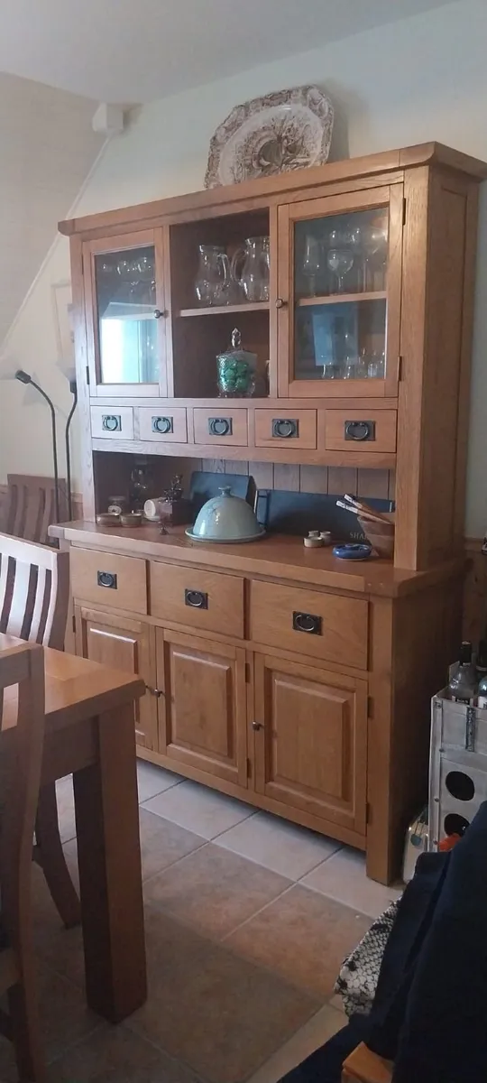 Sideboard & Hutch (Table & Chairs Available) - Image 1