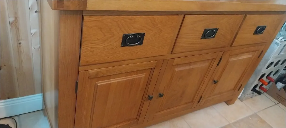 Sideboard & Hutch (Table & Chairs Available) - Image 4