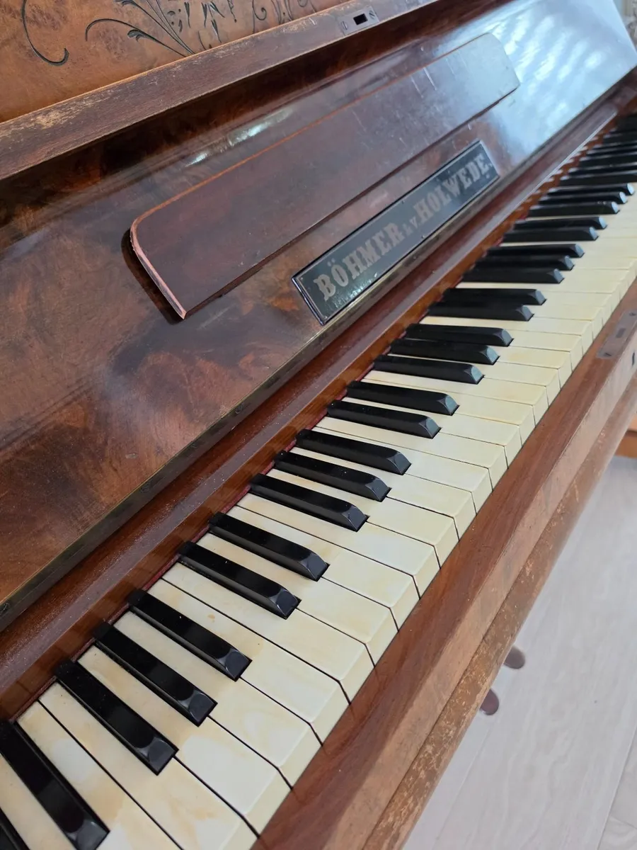 Vintage Upright Piano – BÖHMER & v. HOLWEDE - Image 3